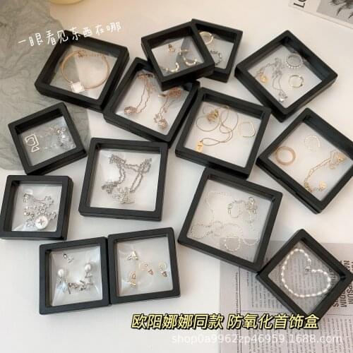 PE film suspension box transparent anti-oxidation sealed packing box storage box jewelry display jewelry box clear box bag