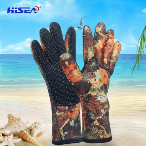 Professional Non-slip Cold-proof Warmth Thickened Anti-scratch Surfing Snorkeling Diving Equipment Diving Gloves