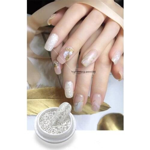 New Nail Highlight Powder Nail Highlight Powder Mesh Red Style Highlight Powder Any Background Color