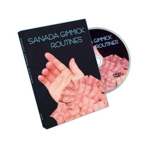 Sanada Gimmick Routines (Gimmick+DVD) - Magic Trick, Mentalism,Card,Stage Magic Props,Close Up,Comedy,Magician Toys