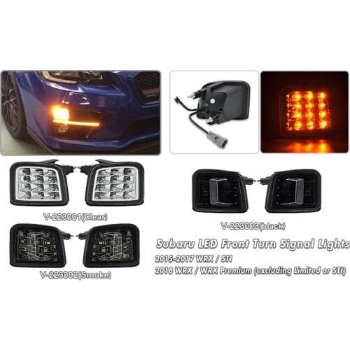 Subaru LED Front Turn Signal Lights for 2015-2017 WRX/STI,2018 WRX/XRW Premium