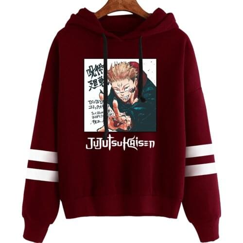 Anime Jujutsu Kaisen Hoodies Men Women Long Sleeve Sweatshirt Yuji Itadori Anime Manga Clothes