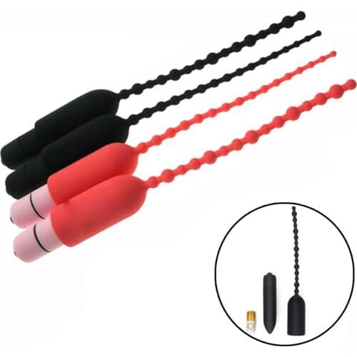 7 Speed Urethral Catheter Vibrating Penis Plug Penis Insertion Rod Urethral Stimulator Adult Sex Toys For Men Male Masturbator
