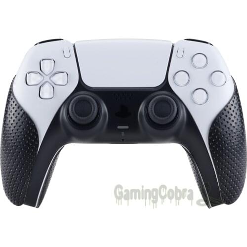 PlayVital 3D Concave Controller Grip for PlayStation 5 Controller, Textured Soft Rubber Pads Handle Grips for PS5 Controller
