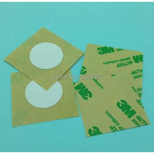 1000pcs/lot Blank white Round Ntag216 Universal compatible all android big capacity 888 bytes 3M adhesive NFC Sticker
