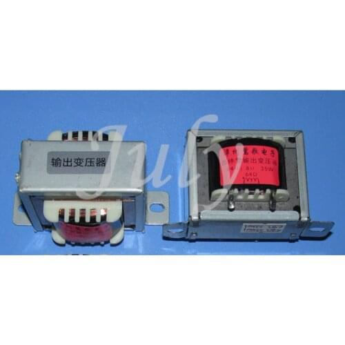 3.5W 64Ω: 4Ω/6Ω/8Ω/16Ω transistor power amplifier output transformer, 30HZ-95KHZ -3DB, suitable for LM1875, etc
