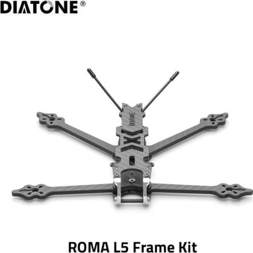 67g DIATONE ROMA L5 214mm Carbon Fiber 5inch UltraLight FPV Frame Kits 4mm Arm for FPV Racing 5inch Mini Long Range Drones