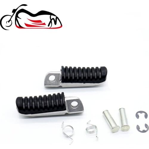Rider Front Foot Pegs Footrest Adapters For KAWASAKI ER-6N NINJA 650 VERSYS 1000 Z750 Z900 ZX6R ZRX ZZR Motorcycle Accessories