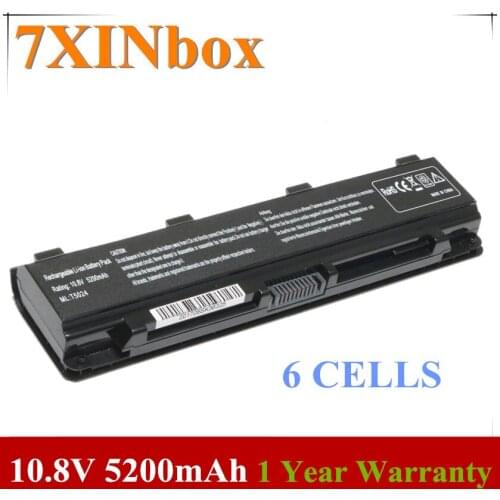 7XINbox 10.8V 5200mAh PA5024U-1BRS PA5023U1-BRS Laptop Battery for Toshiba Satellite Pro C850 L850 L870 M800 PA5023U PA5024U