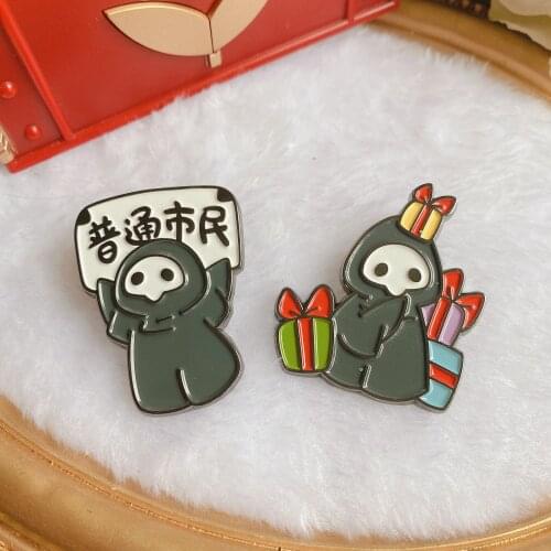 Anime Final Fantasy XIV Amaurot Cute Metal Badge Button Brooch Pins Collection Clothing Decor Cosplay Costume Xmas Gifts