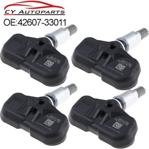 4PCS Tire Pressure Sensors TPMS Sensor For Toyota Lexus 42607-33011 4260733011 42607-33021 4260733021 315MHZ