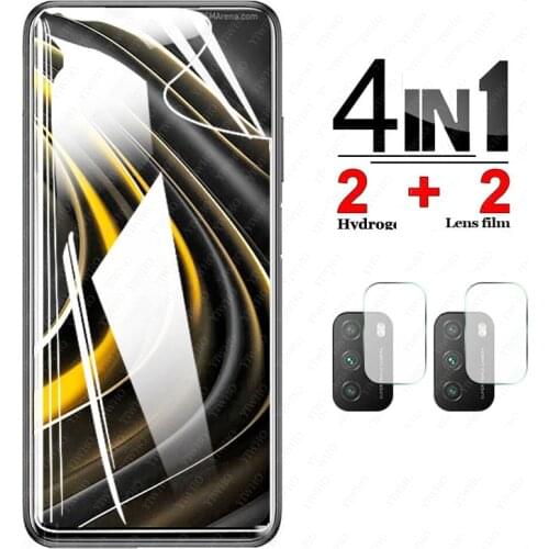 For Xiaomi Poco M3 Hydrogel Soft Film Screen Protector for xiaomi Poco M 3 PocoM3 PocophoneM3 Tempered Glass Camera Lens
