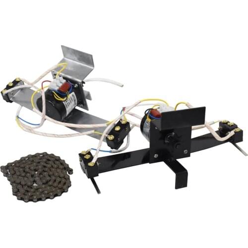 Poultry incubator 220V Motor With Gears Automatic Egg Turning System Chain Length 100 cm Chick Hatching Incubator Accessories