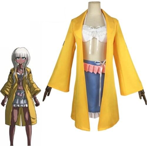 Anime Danganronpa V3 Killing Harmony Angie Yonaga Cosplay Costume Uniform Suit Halloween Carnival Costumes