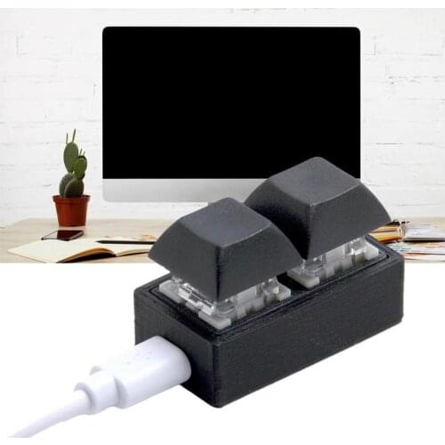 Mini 2 key keyboard Copy and Paste Audio Shortcut Mechanical Keyboard Gaming USB keyboard