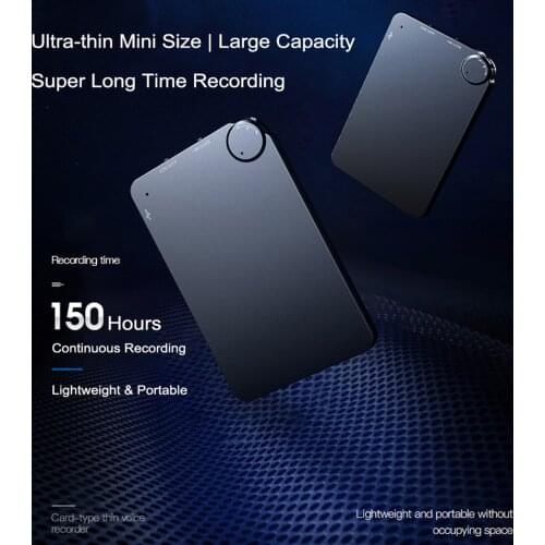 Mini Voice Recorder Portable MP3 Player 16GB Voice Activated Recorder Digital Sound Audio Recorder Professional Dictaphone