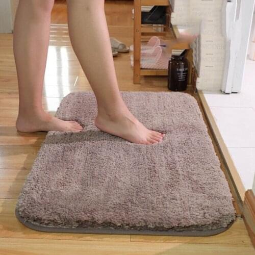 Plush Bath Mat Carpet Water Absorbent Bathroom Area Rugs Doormat Soft Kitchen Floor Mat Carpets for Living Room Home Decoration