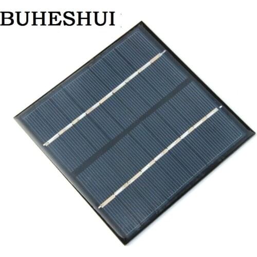 BUHESHUI 2W 9V Polycrystalline Solar Cell Solar Panel Module DIY Solar Charger 115*115*2MM 12pcs/lot Wholesale Free Shipping