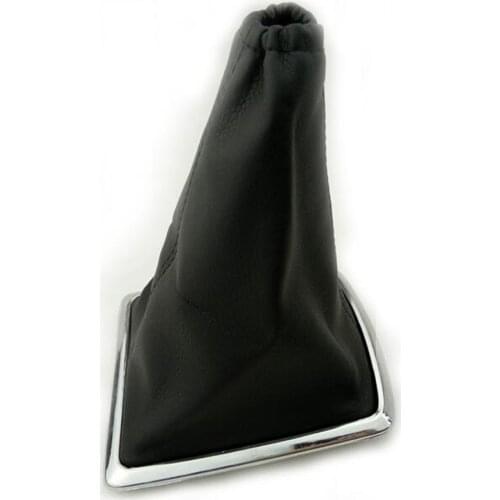 Gear Dustproof cover for 2005-2014 FORD Focus Manual Block Shift Lever dust cover Blcak leather