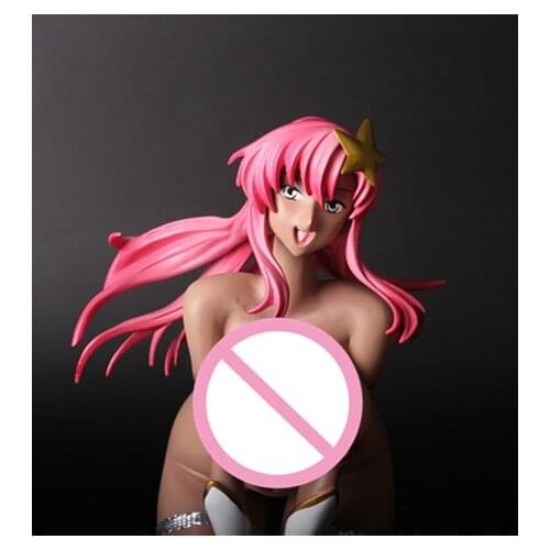 Gundam Seed Destiny Lacus Clyne huge breast 1/4 naked anime figure sexy resin figures