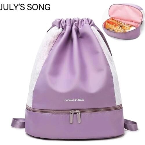 20L Foldable Swimming Bag Waterproof Gym Bags Fitness Backpack Drawstring Shop Pocket Hiking Camping Beach Pouch Sports