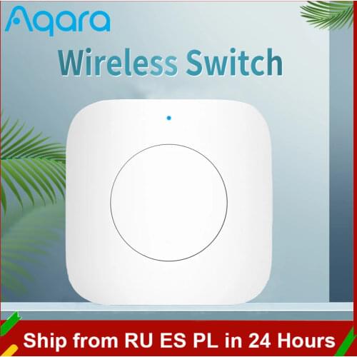 Xiaomi Aqara Sensor Smart Wireless Mini Switch Key Zigbee Connection Remote One Key Control Button Home Security Mihome Homekit