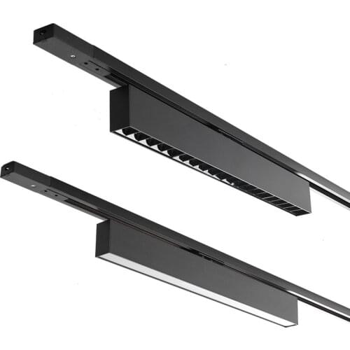 10W 20W 30W 40W CREE LED Track Light LED Ceiling Lamp COB AC85-265V LED Linear Light Floodlight Rail Lamps for Home Shop Stores