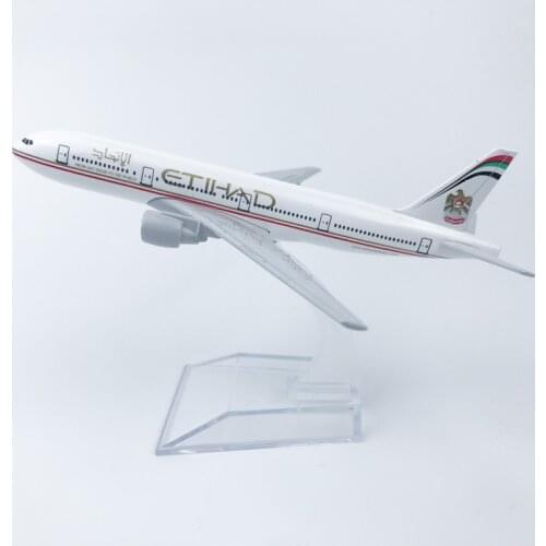 16cm atihad 777 alloy aircraft model Diecast Aircraft Toys Airplane Airliner Kid Gifts Collectible