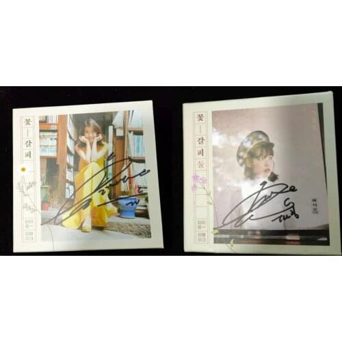 Hand signed Lee Ji Eun IU autographed album CD +photobook +signed photo K-POP 092019