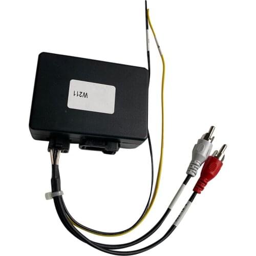 AUX Car Optical Fiber Decoder Box Amplifier Adapter for MercedesBenz E-Class W211 E200 E220 E230