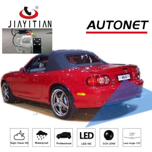 JIAYITIAN Rear View Camera for Mazda MX5 MX-5 Miata Roadster/CCD/Night Vision/Reverse Camera/Backup Camera license plate camera