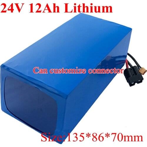 24v 12ah Lithium Ion Battery 24 V 12ah 20A BMS 250w 24v 350w Battery Pack for Wheelchair Motor Kit Electric Power +2A Charger