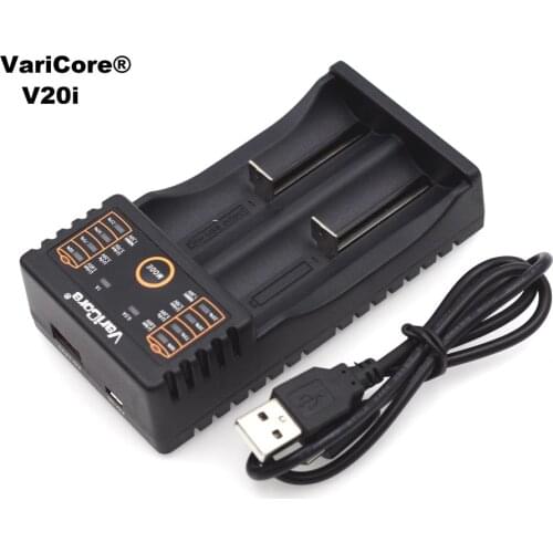 2018 New VariCore V20i AA AAA SC/S 18650 26650 18350 16340,14500,10440 26500 Lithium Iron 3.2V 1.2V 3.7V NiMH Battery Charger