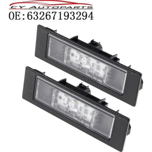 New High Quality LED license Plate Light For BMW Z4 E85 E86 E89 E81 E87 F20 F21 63267193294