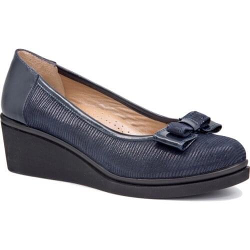 Gedikpaşalı ANG 20Y 332 DARK BLUE Ladies Shoes Orthopedic