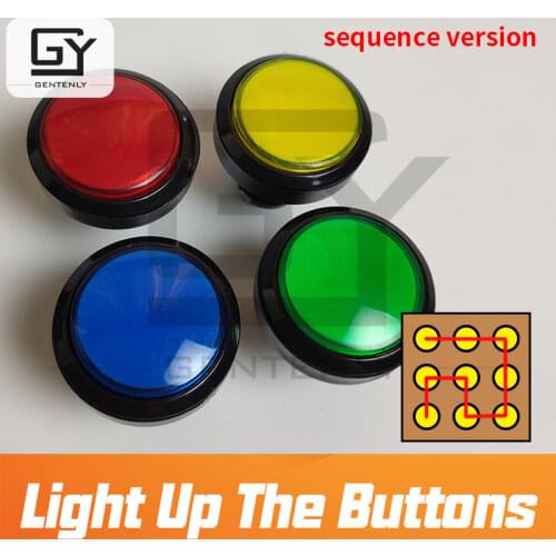 Escape room Prop Light up the buttons in correct sequence to unlock real life adventure secret room escape game prop by Gentenly
