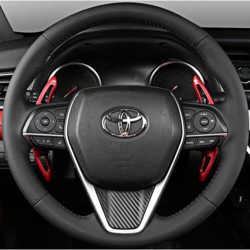 Paddle Shifter For Toyota RAV4 Camry Corolla Crown Avalon Hybrid GR XSE 2018 Car Steering Wheel DSG Extender Sticker Accessories