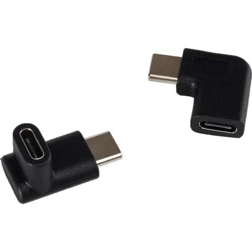 90 Degree Right Angle USB 3.1 Type-C Male to Female USB-C Converter Adapter for Smart Type-C Phone Portable Connector