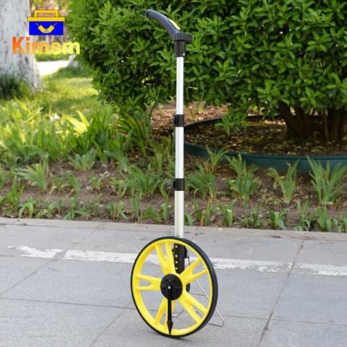 Foldable Portable Distance Measuring Wheel Long Distance 0-99999.9m Handheld Mechanical Range Finder With Backpack Tape Measure