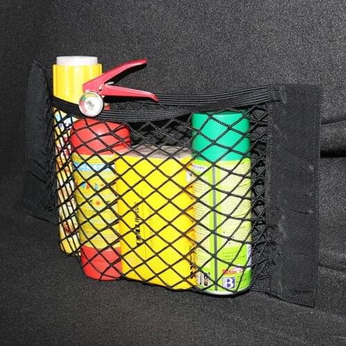 Car Trunk Storage Bag Nylon Mesh Nets Auto Back Rear Trunk Organizer Elastic String Luggage Net Holder Pocket Vehicle supplies