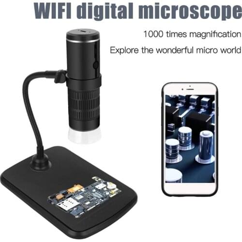 1000X Digital Microscope 1080P LED USB WiFi Microscope Mobile Phone Microscope Camera for Smartphone PCB Inspection Tools
