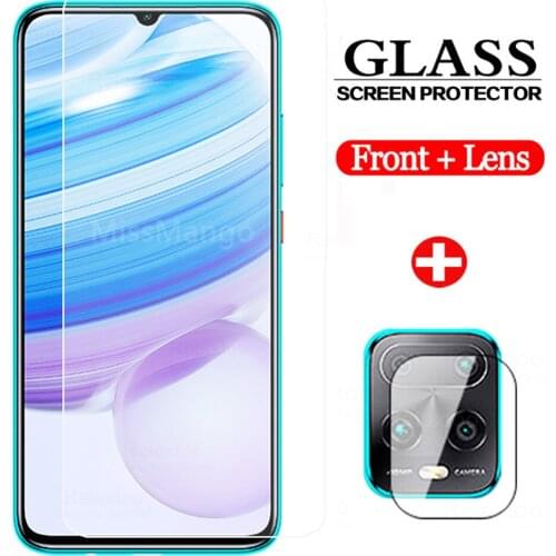 2-in-1 camera protective glass For Xiaomi Redmi 10X 5G Tempered Glass For redmi 8a 8 k30 pro zoom screen prtector glass