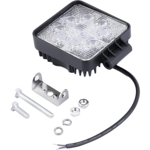 24W Spot Light Car LED Work Light 2160LM 6500K 8LEDs Fog Lamp Flood Beam LED Work Light LED Driving Light