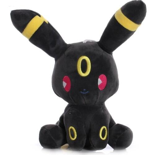 5pcs/lot TAKARA TOMY Pokemon 27cm Umbreon Plush Toys Umbreon Soft Stuffed Plush Toys Gifts for Kids