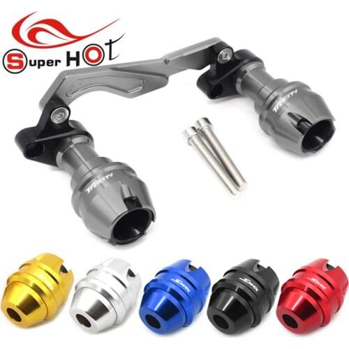 For Yamaha SMax155 Smax 155 accessories Front Fork Wheel Fall Muffler Pipe Frame Protection Frame Slider Anti Crash Protector
