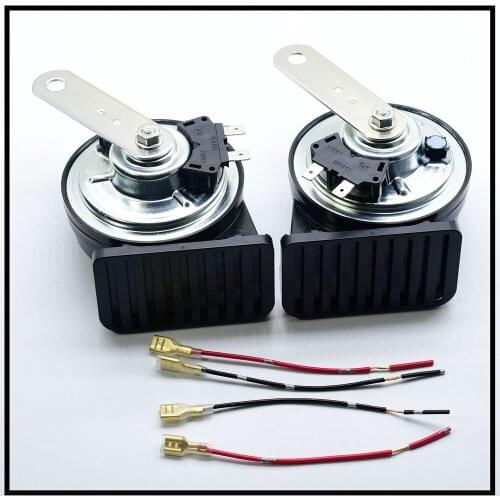 Auto Horn snail type Horn For Rabbit Golf MK5 MK6 Passat A4 12 V Volume 110-129db Car Horn Long service life High low Klaxo