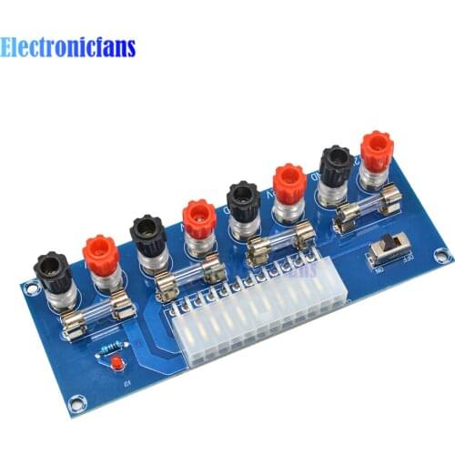 Diymore XH-M229 Desktop Computer Chassis Power Supply ATX Transfer Board Power Take off Board Power Output Terminal Module diy