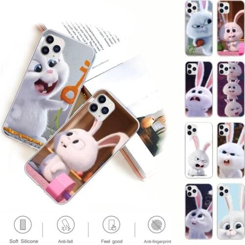 Cute Rabbit Phone Case For Huawei P20 P40 Lite P30 Pro P Smart 2019 Honor 10 10i 20 Lite Transparent Cover
