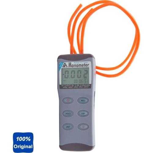 Digital Manometer Gauge Measure Differential Pressure Tester AZ-8205