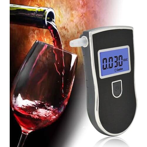 2019 GREENWON 100% Original Prefessional Police Digital Breath Alcohol Tester Breathalyzer & Mouthpieces with russian manual